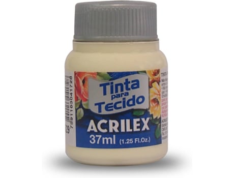 Tinta Acrilex Fosca para Tecido Marfim (04140/529 37ml)