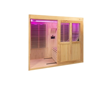 Sauna GLOBAL RELAX Dharani S1 Plus (Madeira - 67,5x168,5,x151,5 cm)