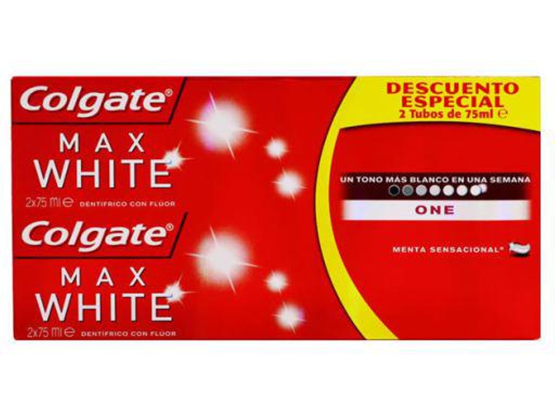 Pasta Dental Colgate Max White 2 x 75 mL