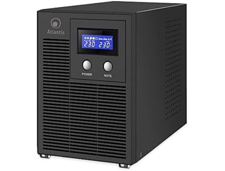 Fonte de Alimentação Ininterrupta ATLANTIS A03-Hp4003P ATLANTIS 3000Va 2100W Onda Senoidal Pura 6 Saídas Iec