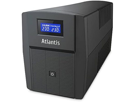 Fonte de Alimentação Ininterrupta Interativa de Linha ATLANTIS A03-Hp1503 1200Va 720W Display Lcd Porta Usb-Hid 3