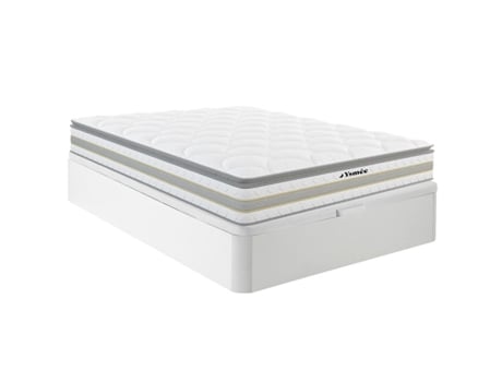 Sommier Cofre Canterbury YSMÉE Microfibra Branco (140x190cm)