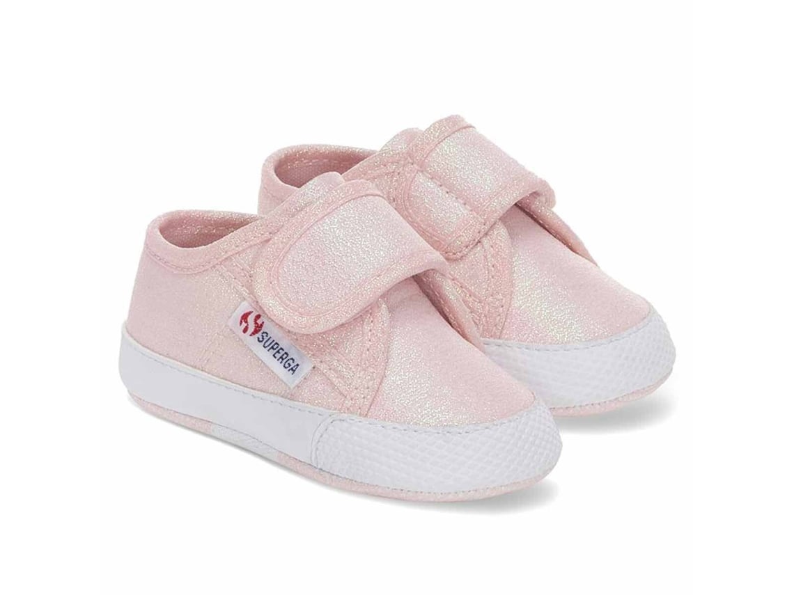 Sapatilhas de Beb SUPERGA Strap Lame Rosa 20 Worten.pt