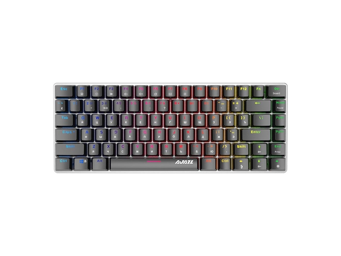 Teclado Gaming SLOWMOOSE Ak33 MecÃnico Russo Preto Worten pt