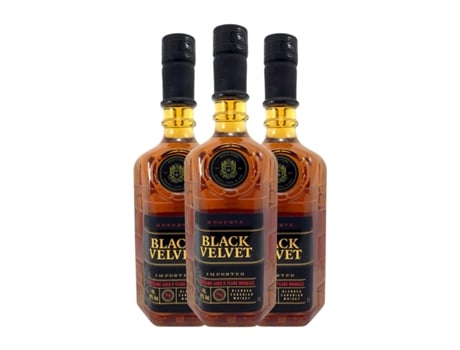 Whisky Blended BLACK VELVET Reserva 8 Anos (1 L - 3 Unidades)