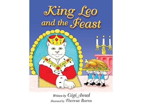 Livro King Leo and the Feast de Gigi Amal (Inglês)