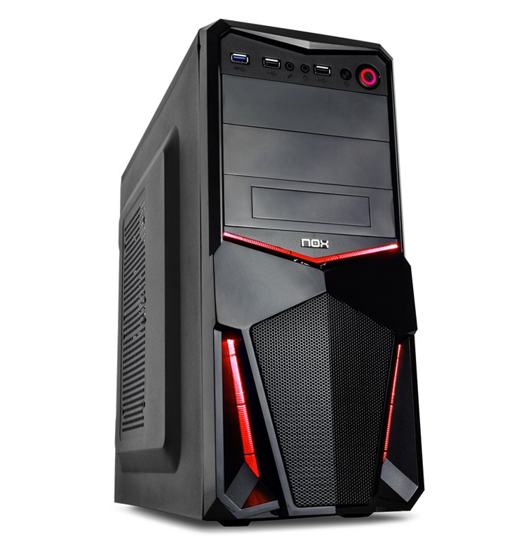 Caixa PC NOX Pax (ATX Mid Tower - Preto)