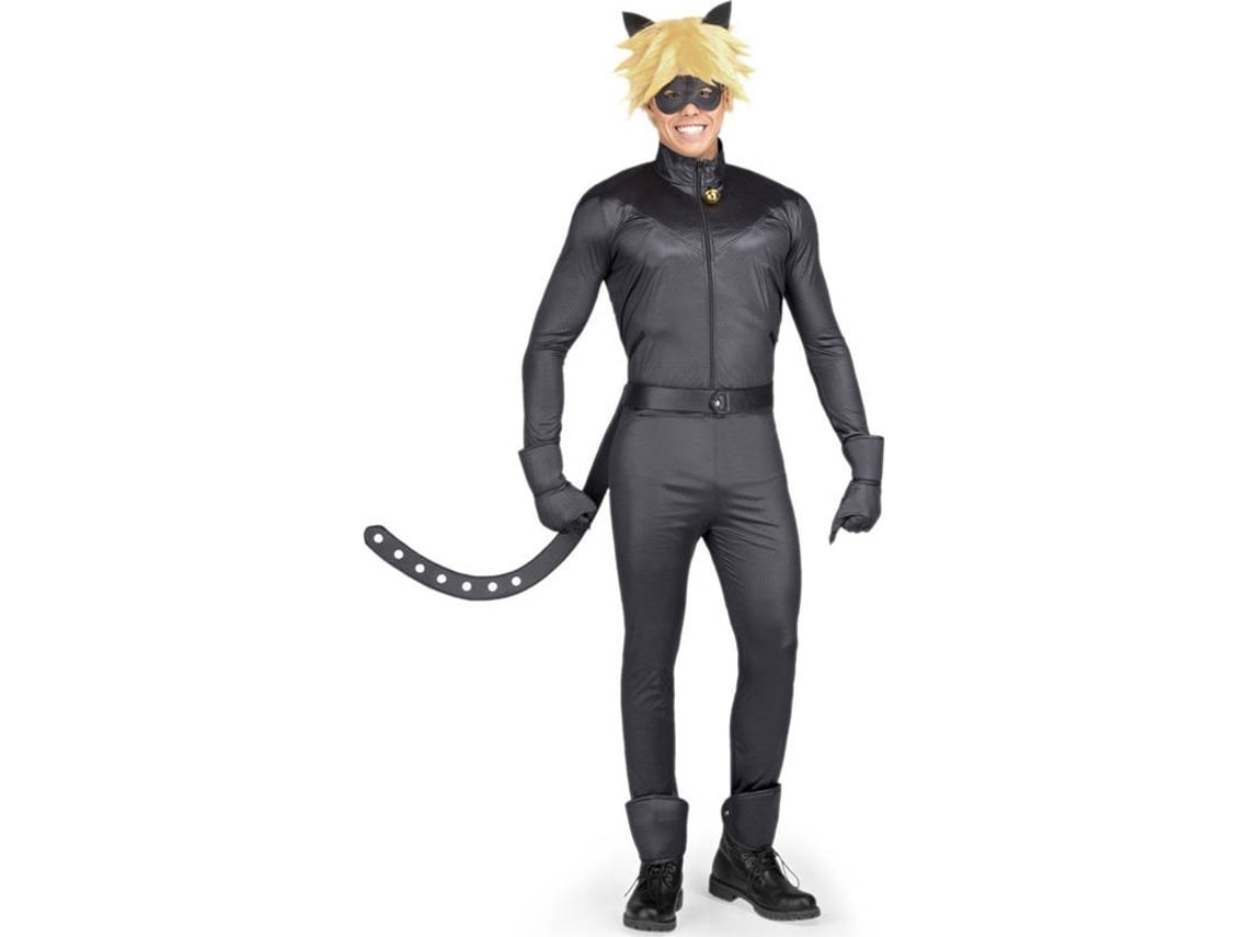 Fato de Homem MY OTHER ME Miraculous Ladybug Cat Noir Com Peruca (Poliéster  - Tam: XS) | Worten.pt