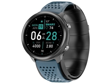 Smartwatches Multifuncional Tela Full Touch Ips Hd de 1 3 Polegadas 30 Dias em Espera Azul AUJEZON