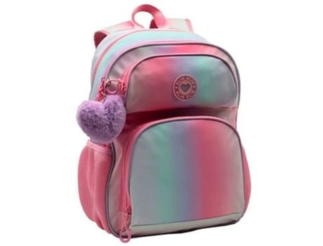 Mochila Escolar BLIN-BLIN Kuky (Cor de Rosa)