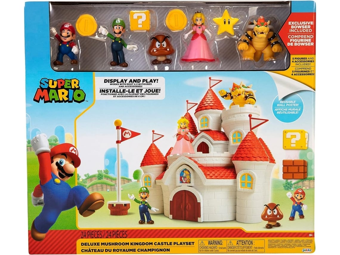 Coleção Super Mário Bros - 6 peças - Brinca Mundo Loja de Brinquedos