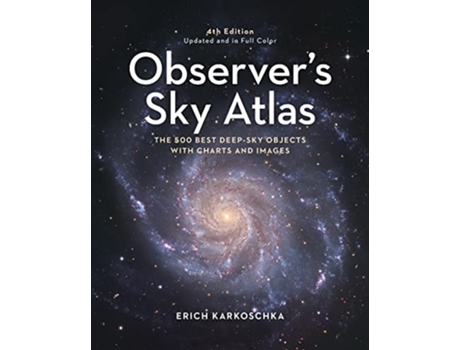 Livro Observers Sky Atlas de Erich Karkoschka (Inglês - Capa Dura)