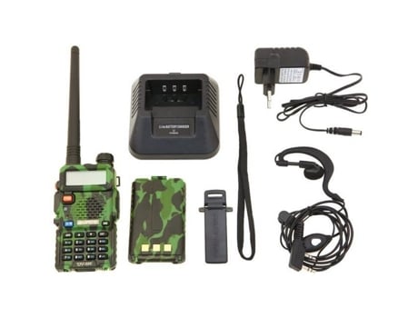 Rádio Baofeng Uv-5R Walkie Talkie Fm Vhf/Uhf