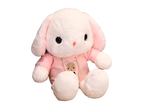 Peluche HXDZFX Camisola de Coelho Rosa 50 Cm