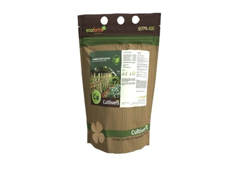 CULTIVERS Corrector de Cálcio 20 Kg Vegetal Ecológico para Aplicação No Solo. Cálcio para Plantas. Corretor de Deficiência Vegan