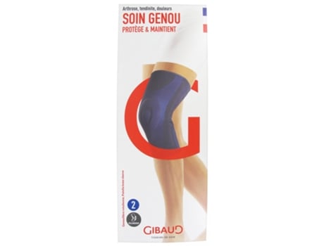 GIBAUD Knee Care Knee Knee Kneecap Patella Tamanho : Tamanho 2