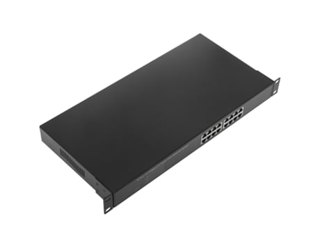 Poe-Switch Ieee802.3Af Rack19 16 Portas Utp 2 Gigabit 1 Sfp BEMATIK