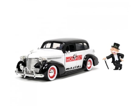 Carro Chevy Master 1939 + Mr. Monopoly figura 1:24