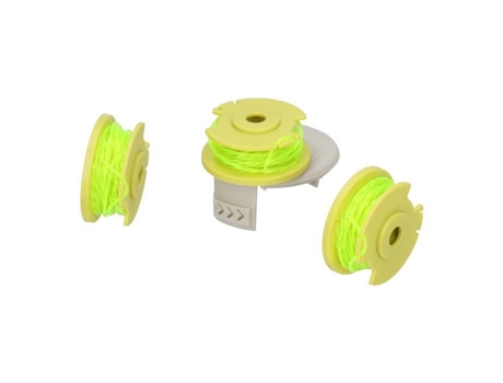 VGEBY Trimmer Spool Twisted Trimmer Line Spool Substituição para Ryobi AC80RL3 .080in Cortadores de grama elétricos VGEBY