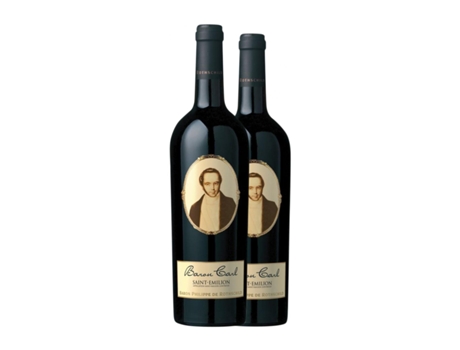 Vinho PHILIPPE DE ROTHSCHILD Baron Carl Saint-Émilion (0.75 L - 2 Unidades)