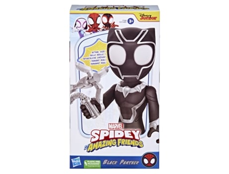 Figura de Ação SPIDEY AND HIS AMAZING FRIENDS Saf Supersized Hero Black Panther Marvel