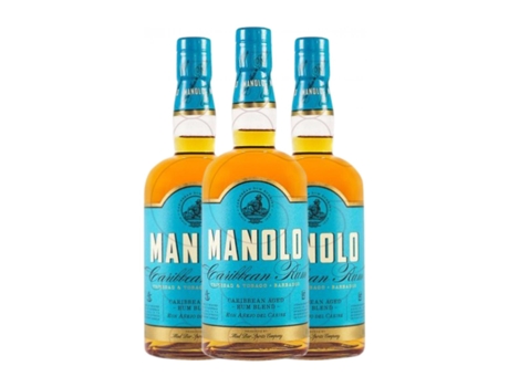 Rum MANOLO RUM Caribbean 5 Anos (0.7 L - 3 Unidades)