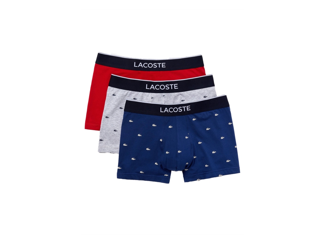 Boxers LACOSTE Algodão Homem (XXL - Multicor)