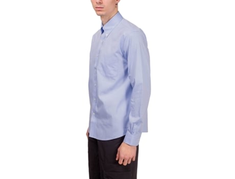 T-Shirt de Homem BROOKS BROTHERS Mens Button Down Non Iron Algodão Azul (numeric16)