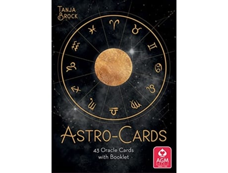 Livro AstroCards Oracle Deck de Tanja Brock (Inglês)