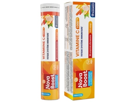 Vitamina C 1000 Mg 20 Comprimidos Efervescentes NOVA BOOST