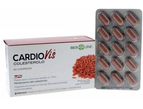 Suplemento Alimentar BIOSLINE Colesterol Cardiovis (60 comprimidos)