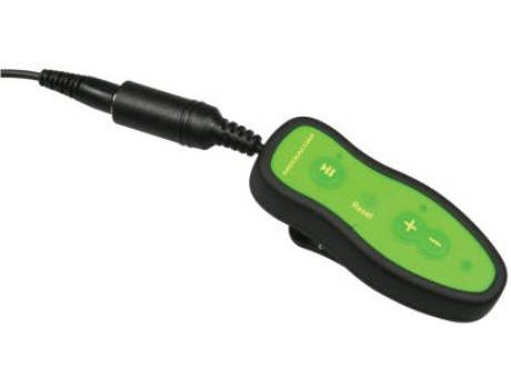 Leitor MP3 AquaMusic 4 GB Preto e Verde