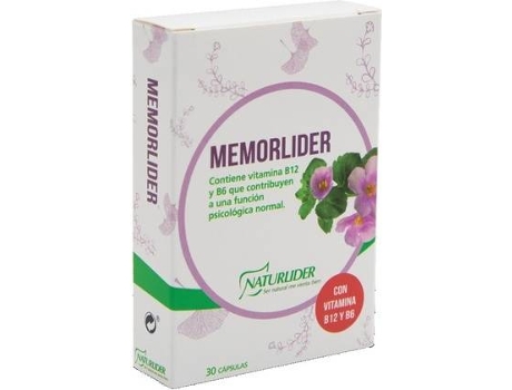 Suplemento Alimentar NATURLIDER Memorlider (30 cápsulas)