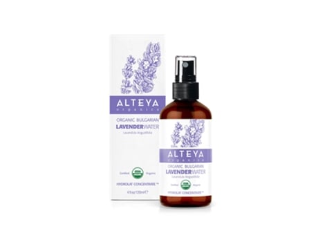 Alteya Organic Bulgarian Lavender Water 120ml (Amber Glass Spray Botttle)