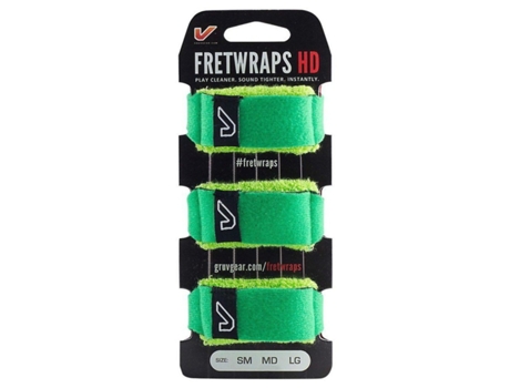 Gruvgear Fretwraps Lg Leaf Green 3P