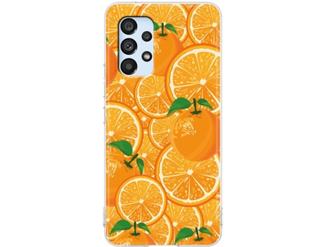 Capa THE CASES MARKET Laranjas para Samsung Galaxy A53 5G Silicone