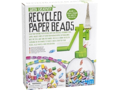 Construção 4M Recycled Paper Beads (Idade Mínima: 4)