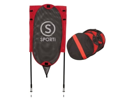 Conjunto de 3 Bonecos de Treino Flexíveis com Bastões de Slalom Flexíveis e Saco de Transporte SPORTI