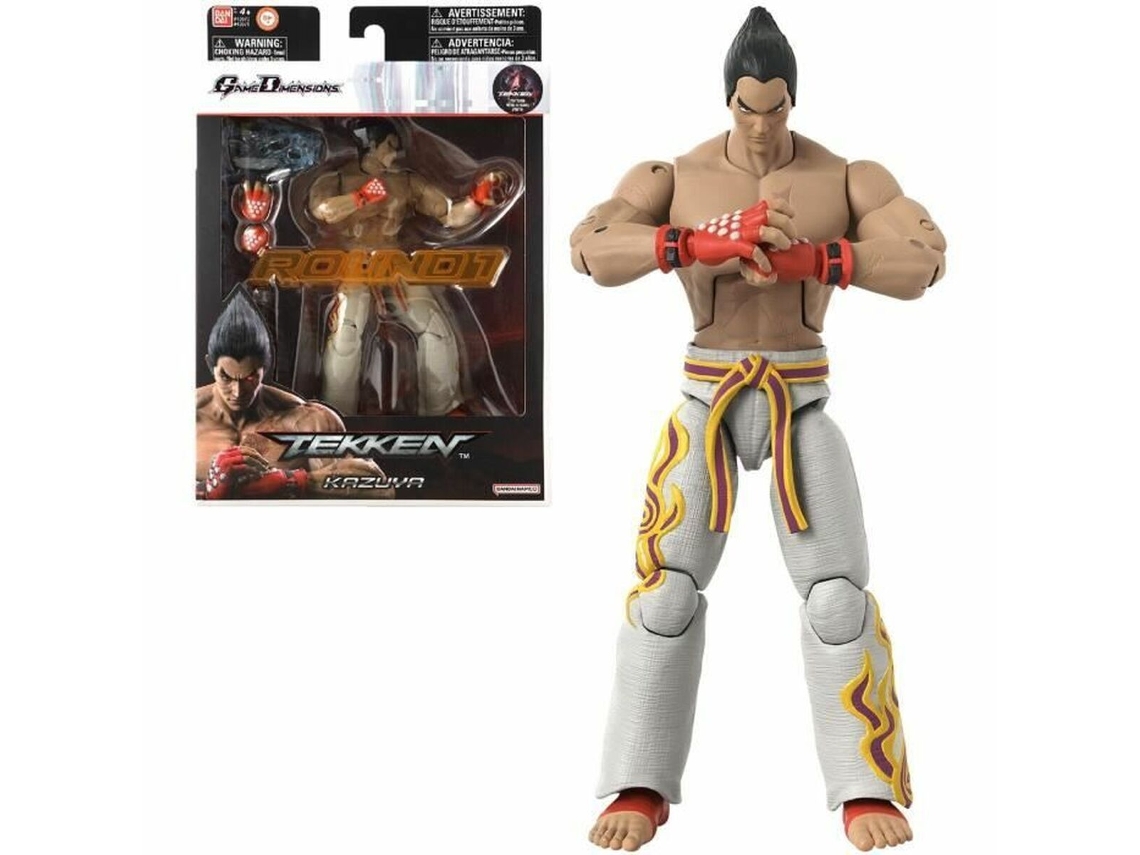 Figuras de Ação BANDAI Tekken Kazuya Mishima 17 cm