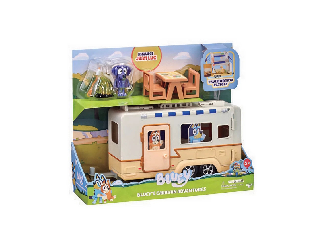 Bluey Aventuras de Caravana FAMOSA Bly50000 Idade recomendada 3