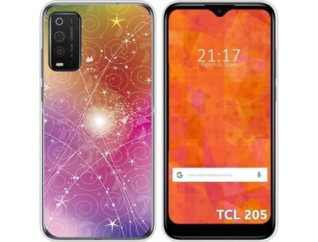 Capa TCL 205 TUMUNDOSMARTPHONE Abstrato Multicor