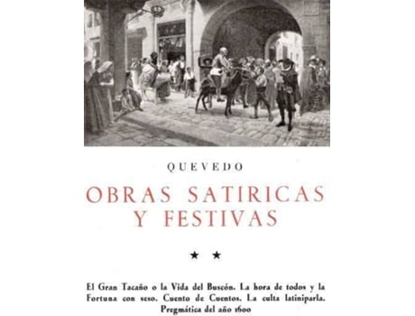 Livro Obras Satíricas Y Festivas Ii de Francisco De Quevedo (Espanhol)