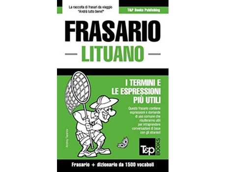 Livro Frasario ItalianoLituano e dizionario ridotto da 1500 vocaboli Italian Collection Italian Edition de Andrey Taranov (Italiano)