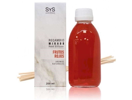 S&S Mikado recarga frutos vermelhos 200ml + palos