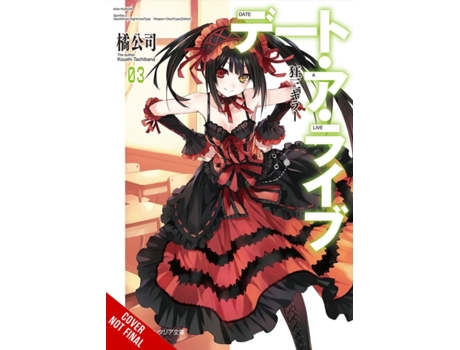 Livro date a live, vol. 3 (light novel) de koushi tachibana (inglês)