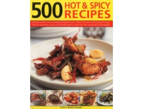 Livro 500 Hot amp Spicy Recipes de Beverley Jollands (Inglês)