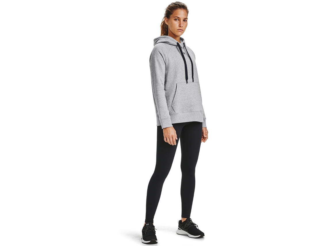 Hoodie para Mulher UNDER ARMOUR Capuz Rival Fleece Hb Cinzento