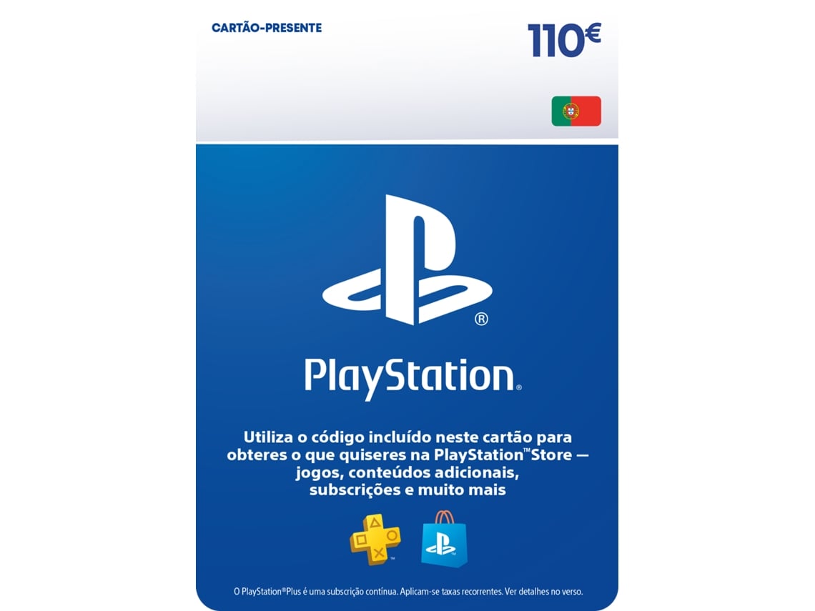 Comprar Cartão PSN 100 Reais Playstation Network Brasil