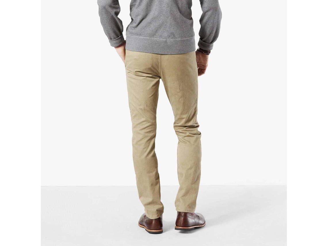 Alpha khaki skinny tapered sale