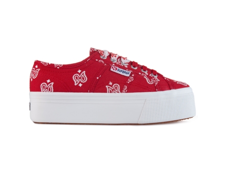 Sapatilhas de Mulher SUPERGA Bandana Vermelho (37)